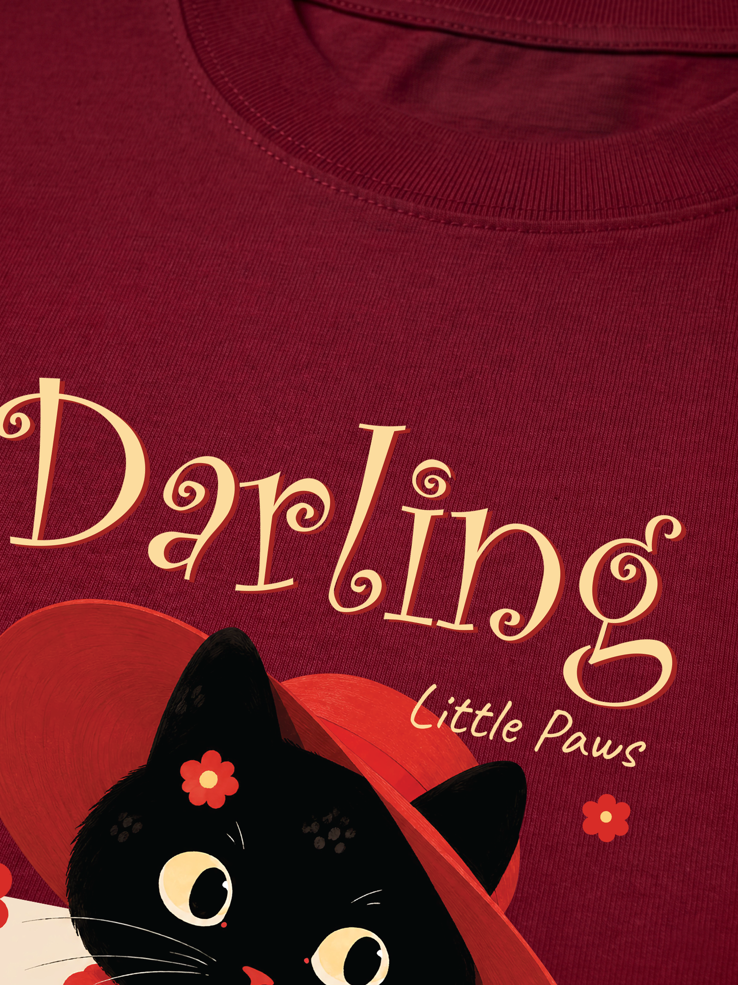 Áo Thun Relaxed Fit Darling Little Paws