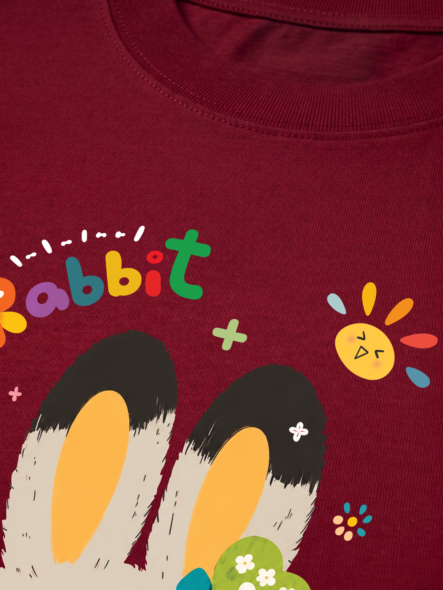 Áo Thun Relaxed Fit Rainbow Rabbit