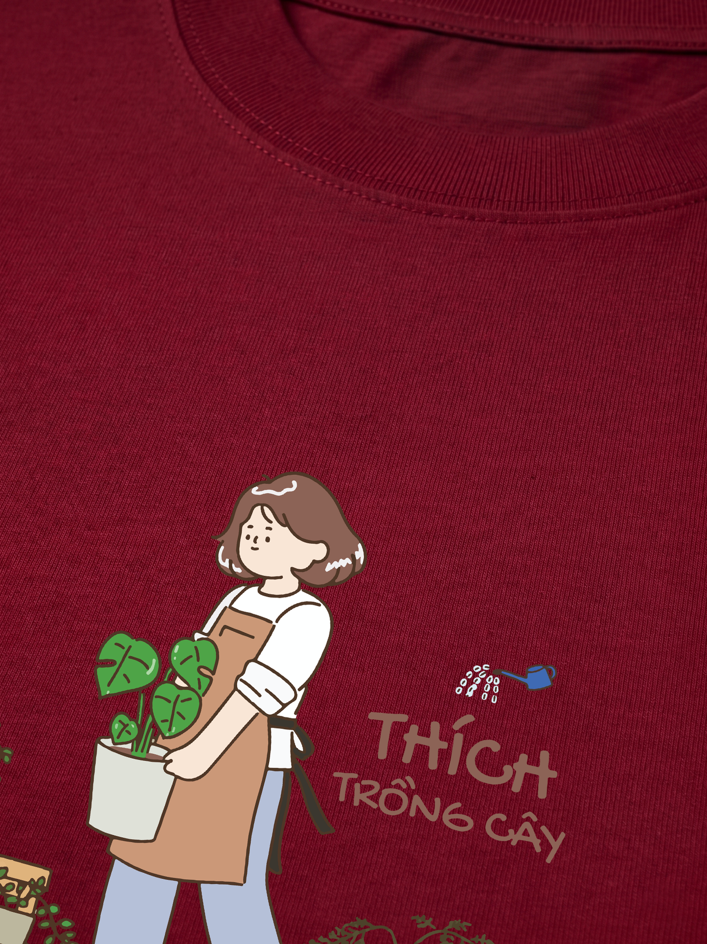 Áo Thun Relaxed Fit Thích Trồng Cây