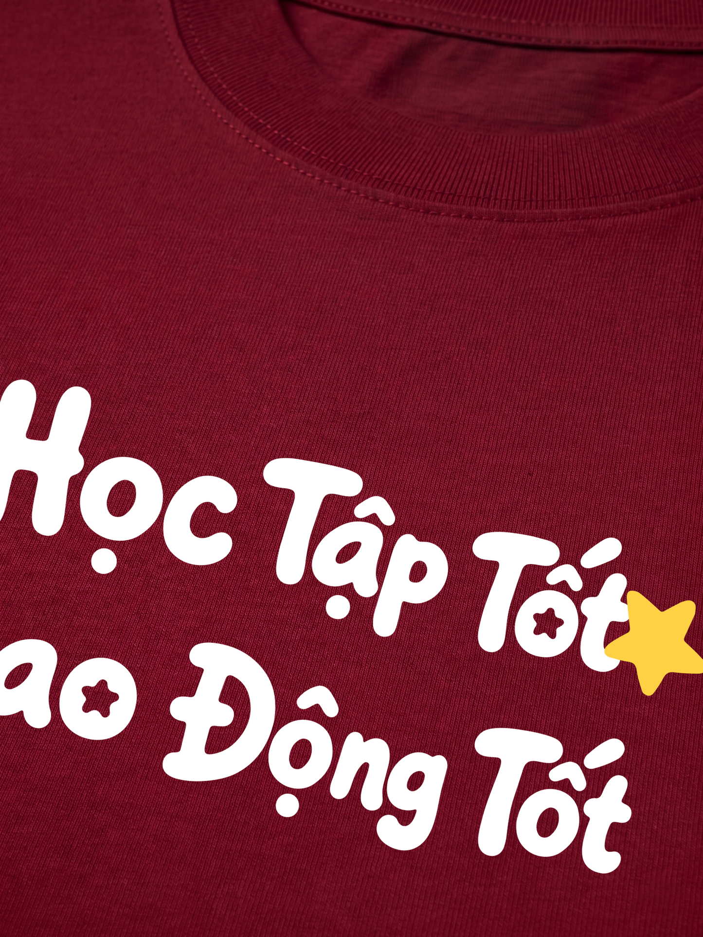 Áo Thun Relaxed Fit Học Tập Tốt, Lao Động Tốt