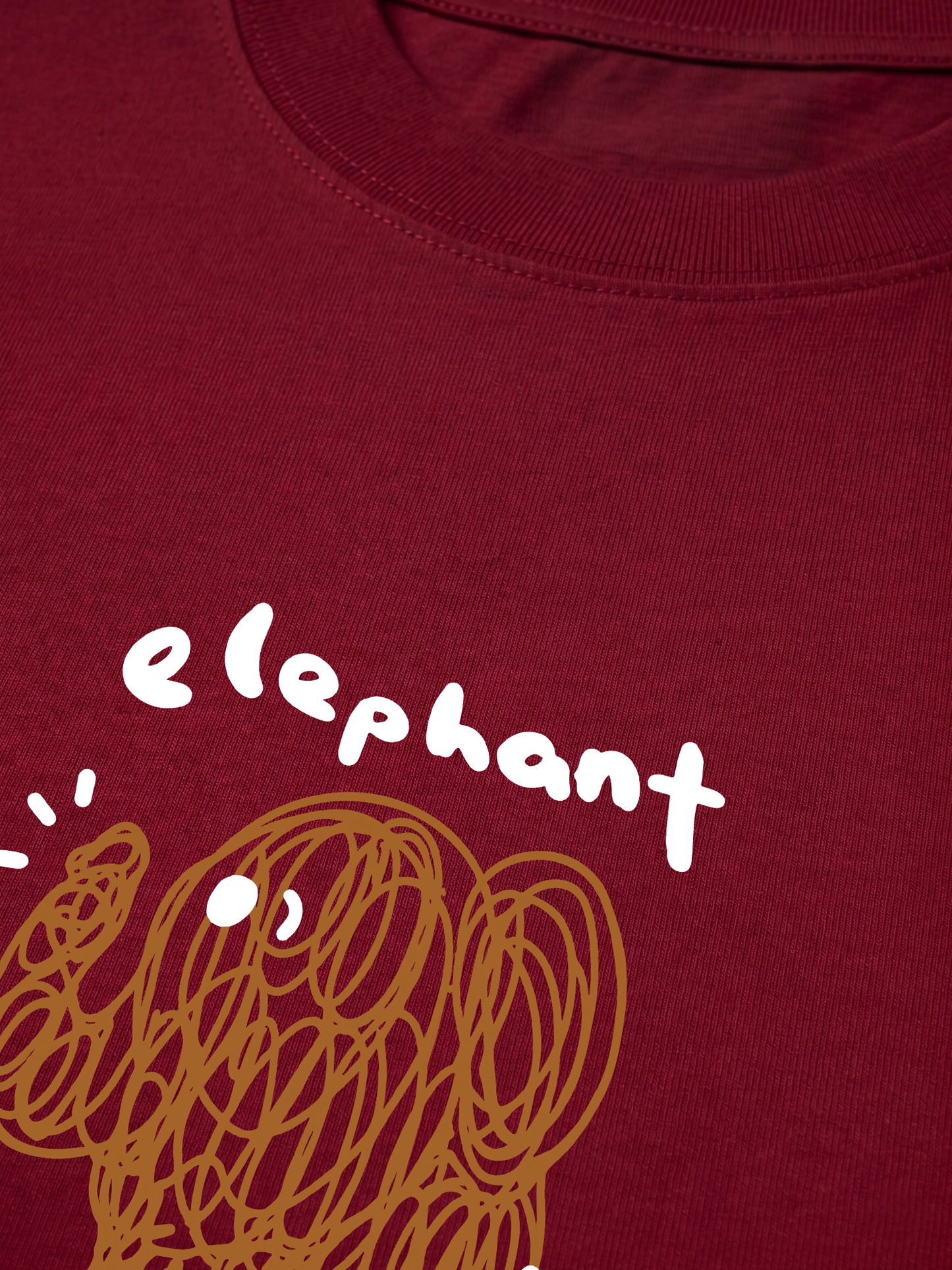 Áo Thun Relaxed Fit Cute Elephant