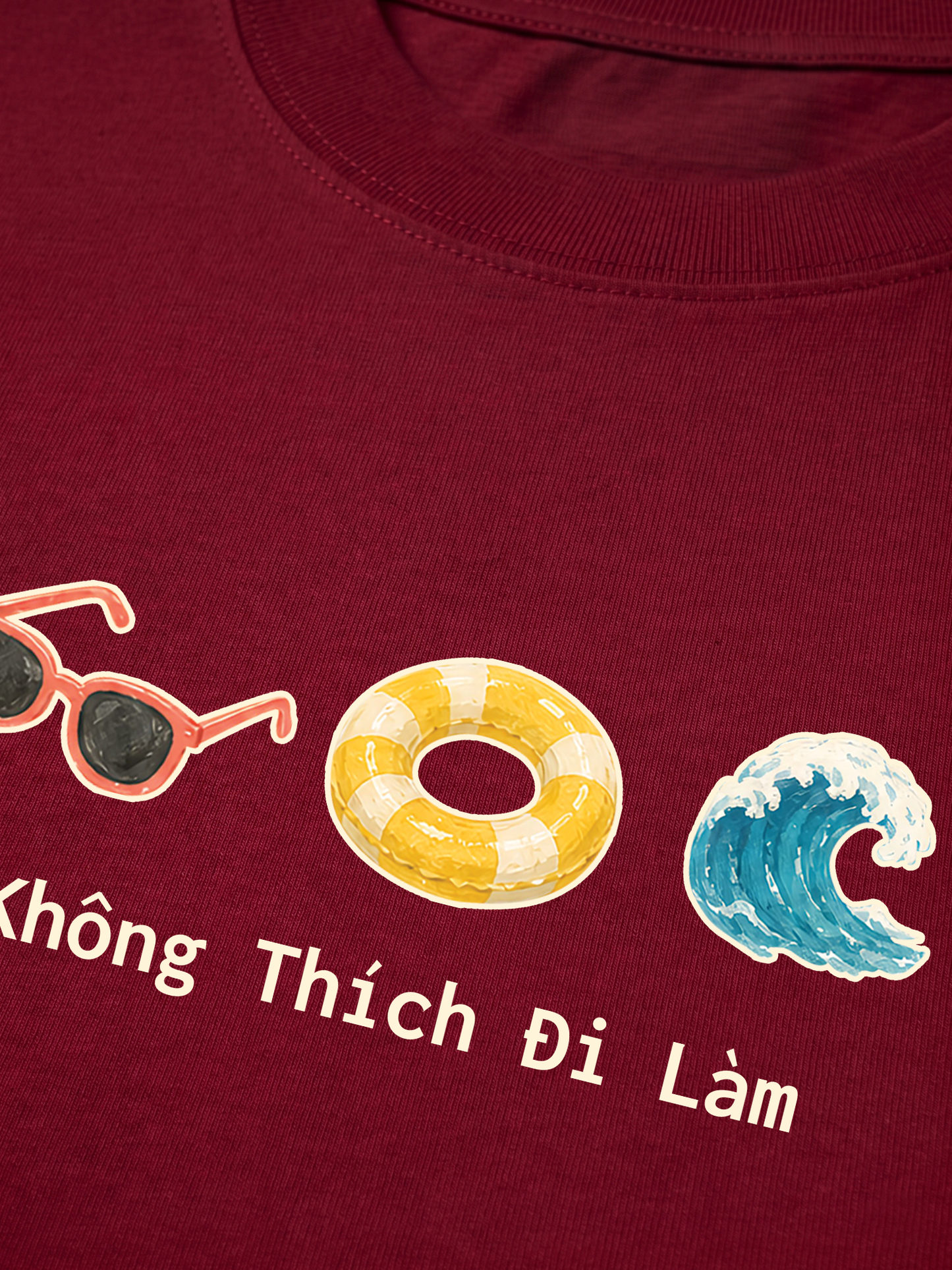 Áo Thun Relaxed Fit Không Thích Đi Làm