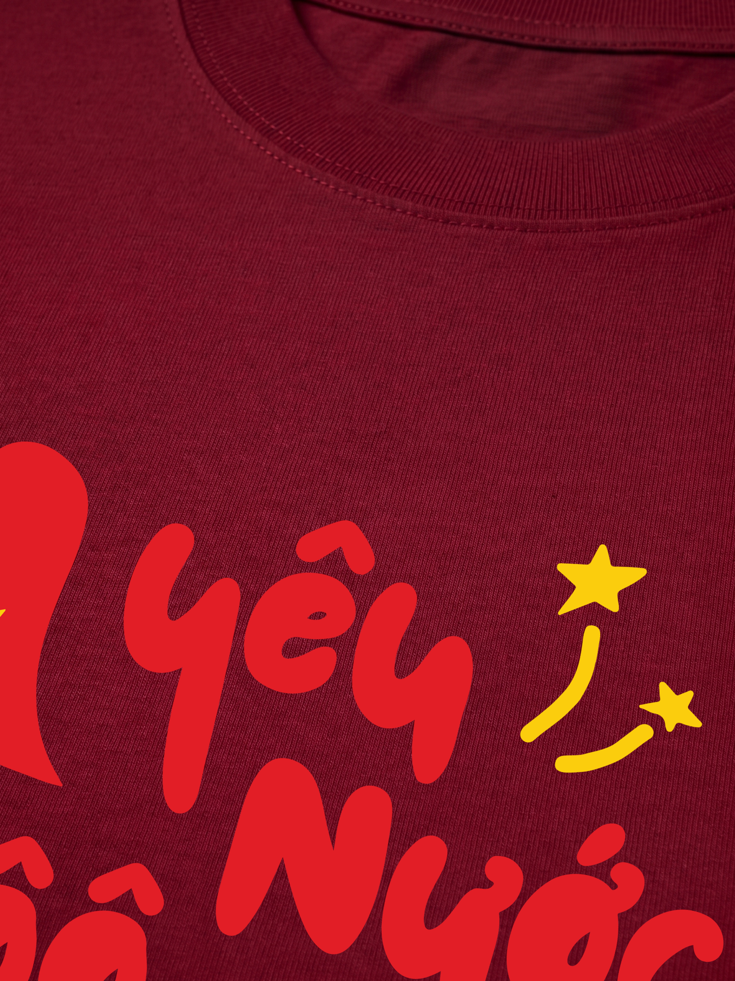 Áo Thun Relaxed Fit Yêu Nước Vô Cùng