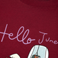 Áo Thun Relaxed Fit Hello June
