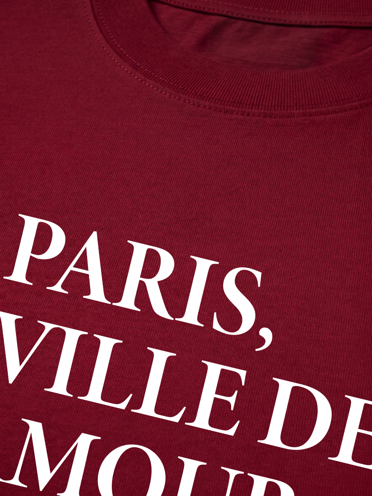 Áo Thun Relaxed Fit Paris La Ville De L'Amour