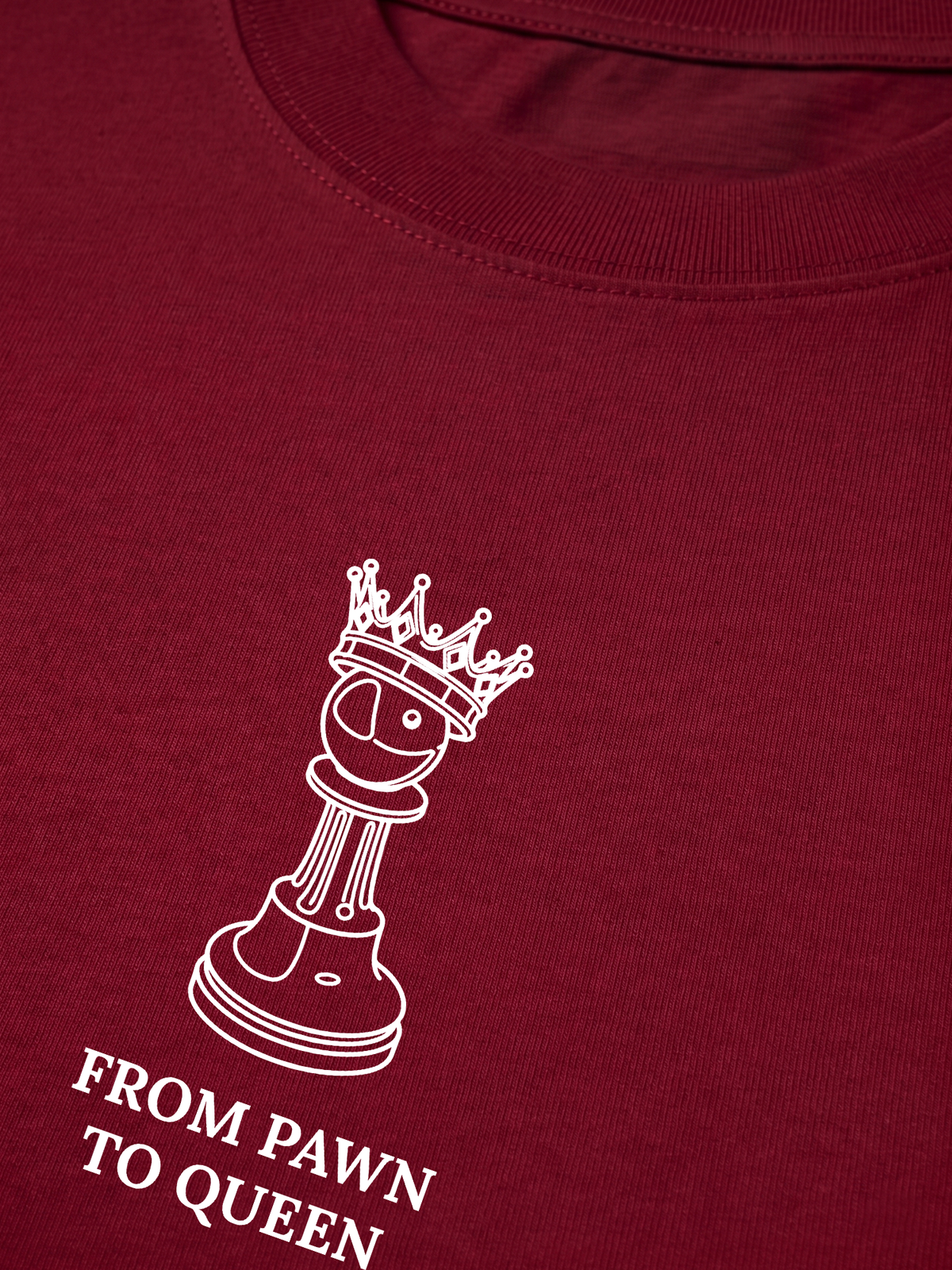 Áo Thun Relaxed Fit From Pawn To Queen