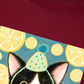 Áo Thun Relaxed Fit Lemon Reverie Meow
