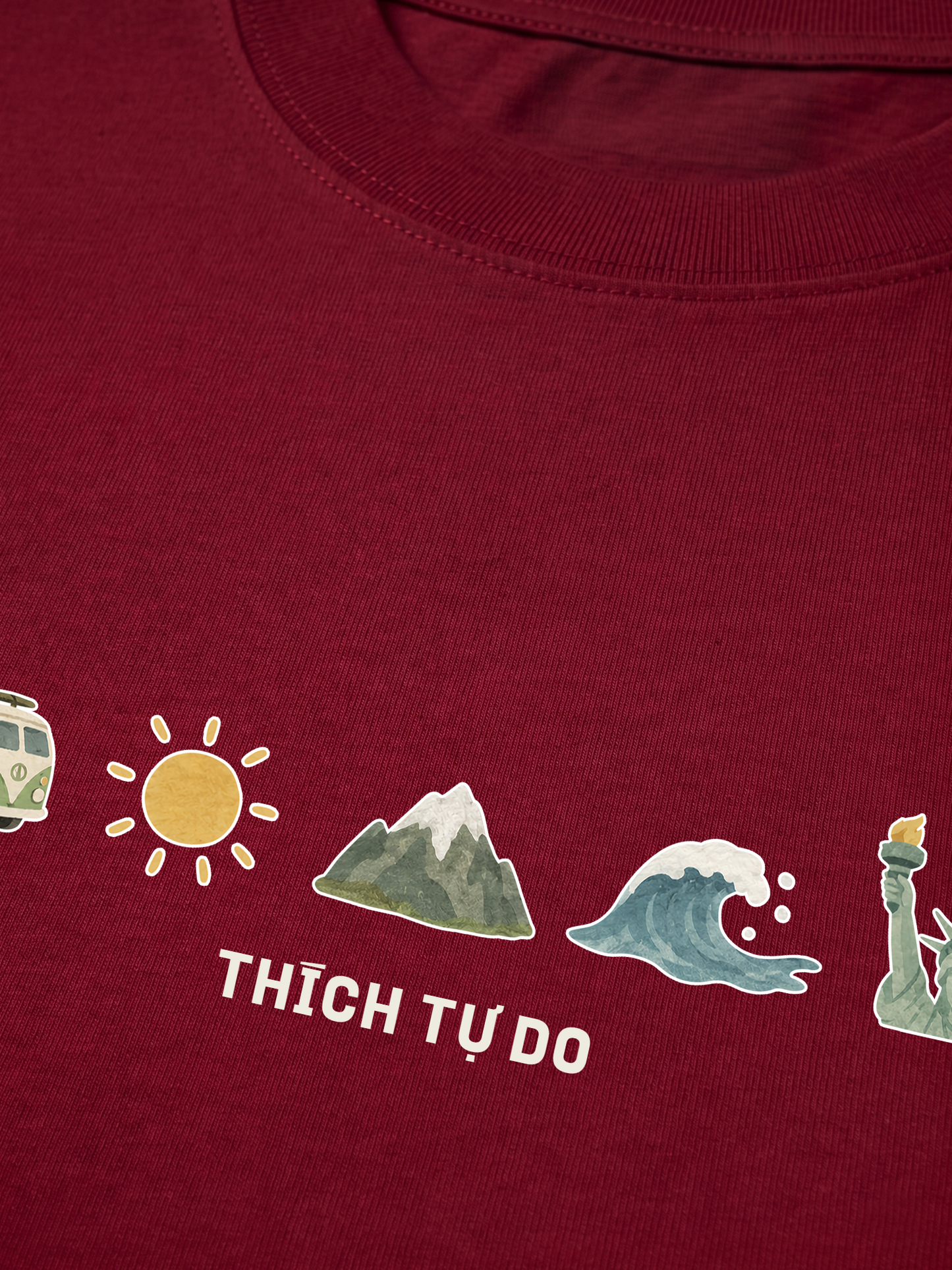 Áo Thun Relaxed Fit Thích Tự Do