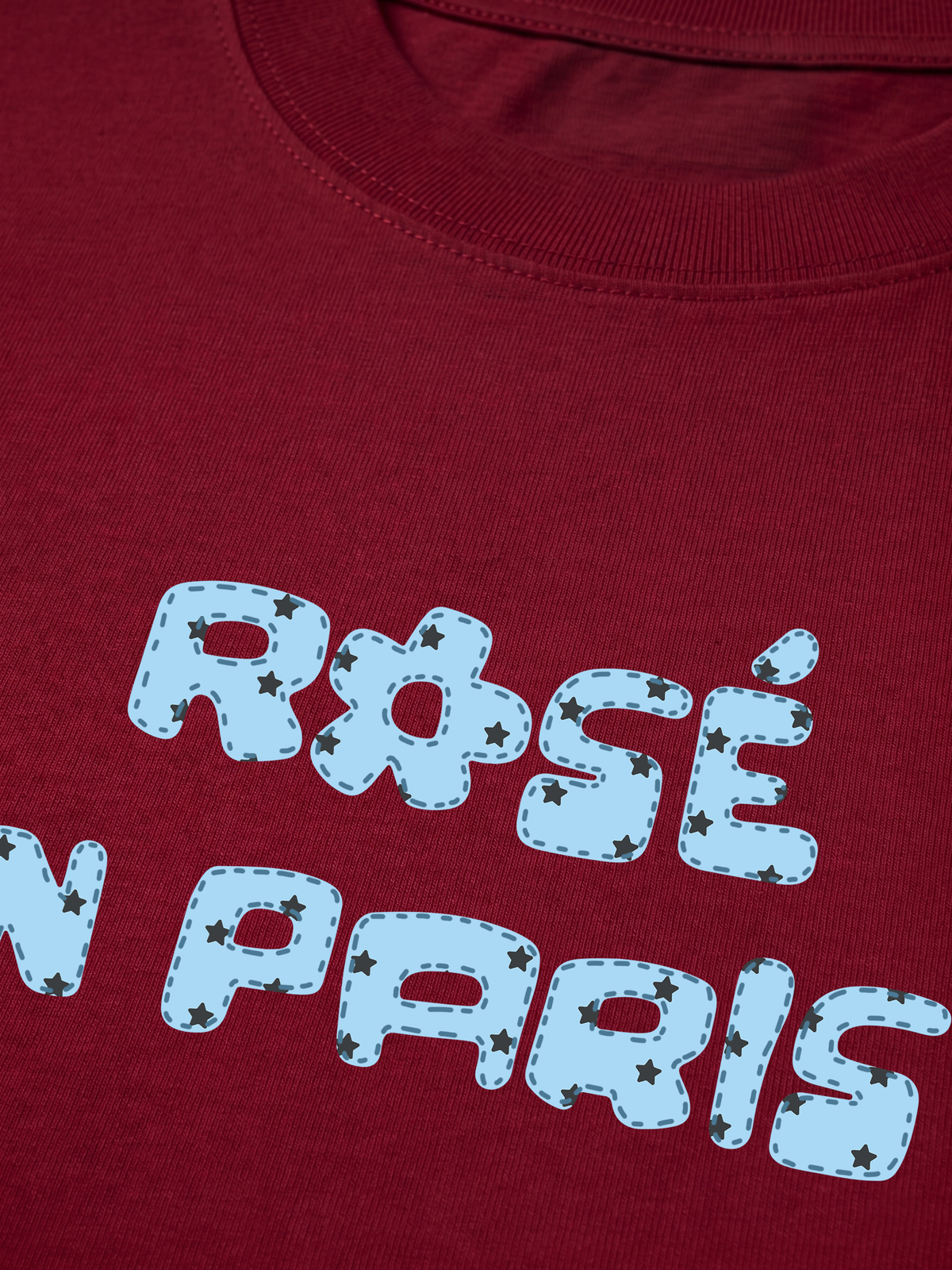 Áo Thun Relaxed Fit Rosé in Paris