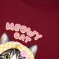 Áo Thun Relaxed Fit Meowy Cat Yellow Plaid