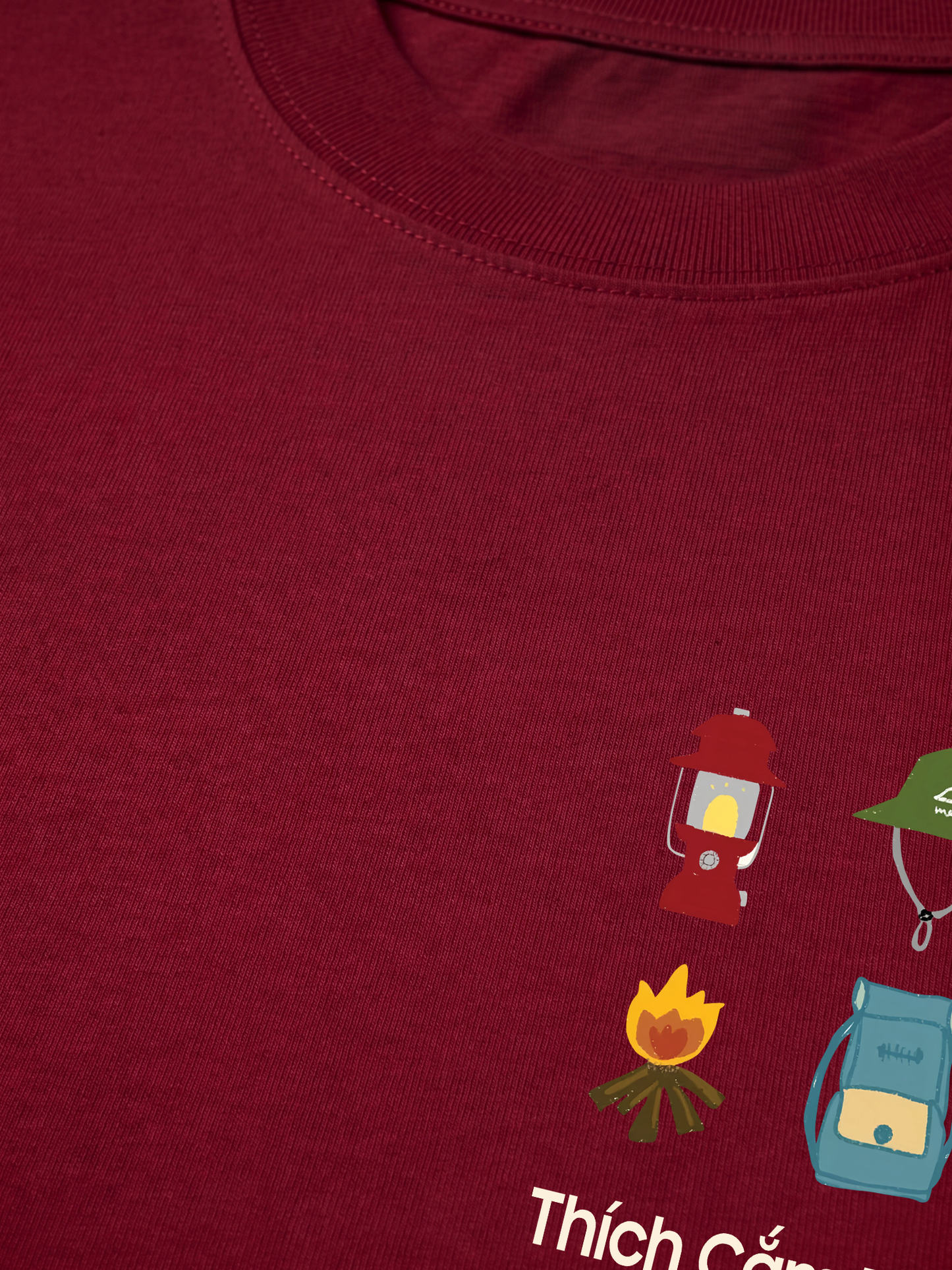 Áo Thun Relaxed Fit Thích Cắm Trại