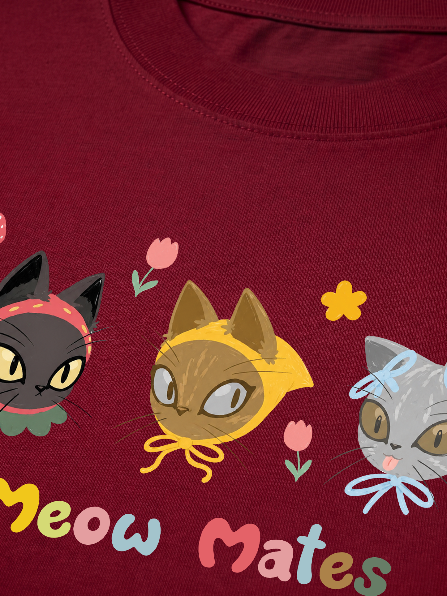 Áo Thun Relaxed Fit Meow Mates