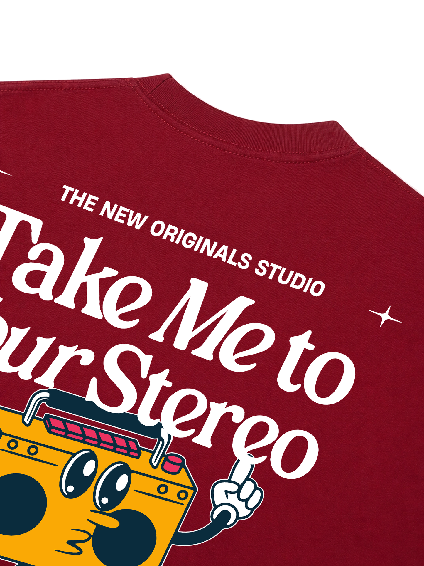 Áo Thun Relaxed Fit Take Me To Your Stereo