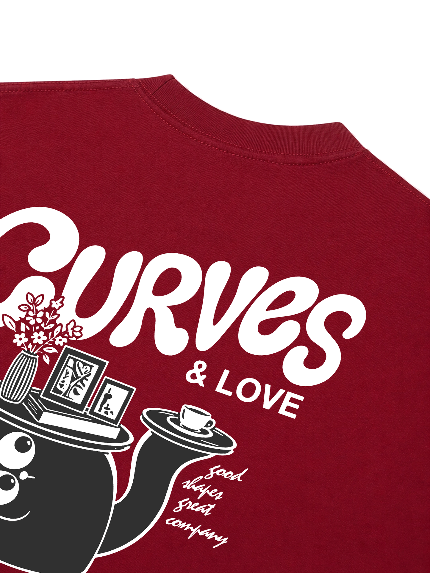 Áo Thun Relaxed Fit Curves And Love