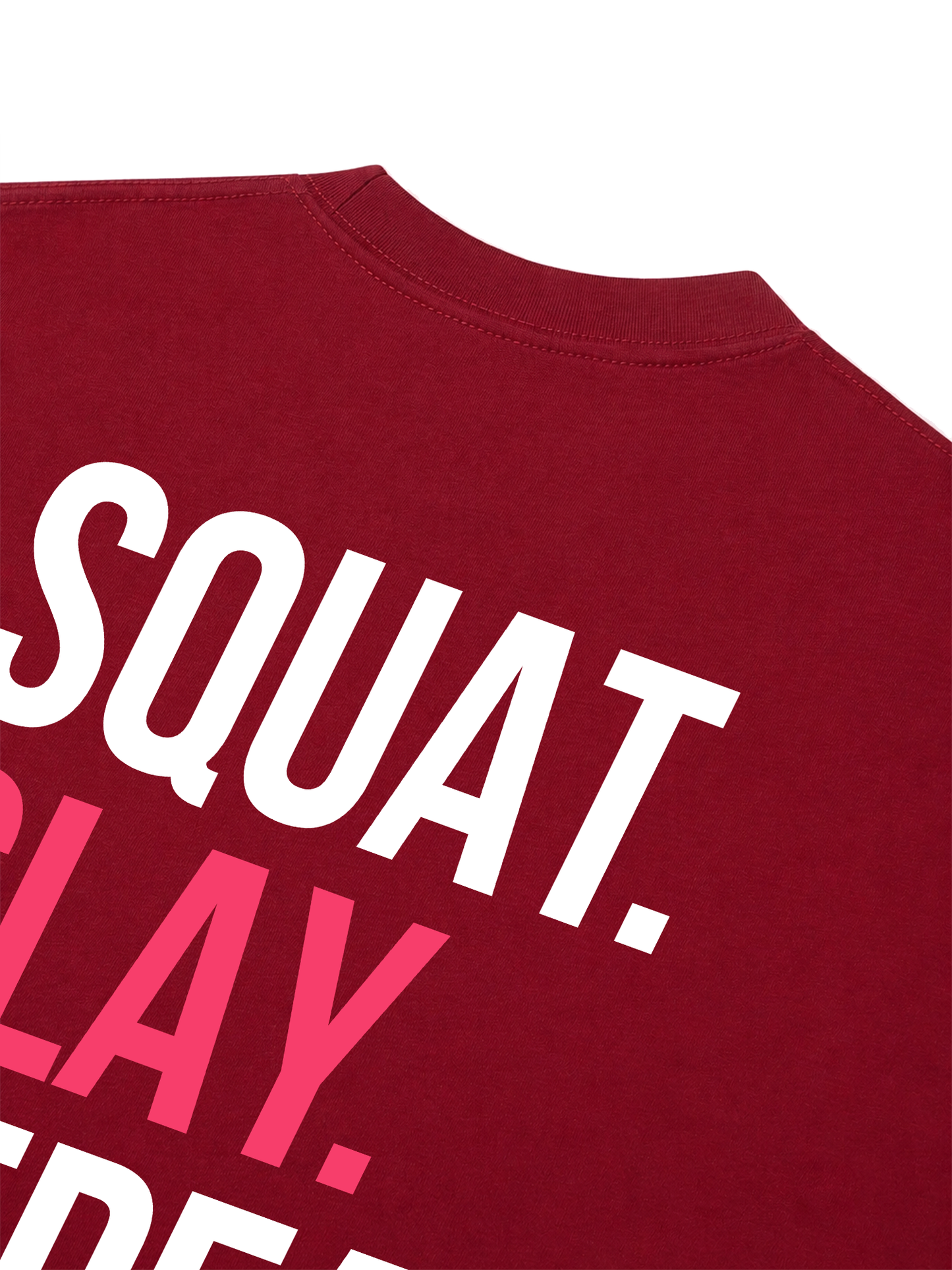 Áo Thun Relaxed Fit Squat Slay Repeat
