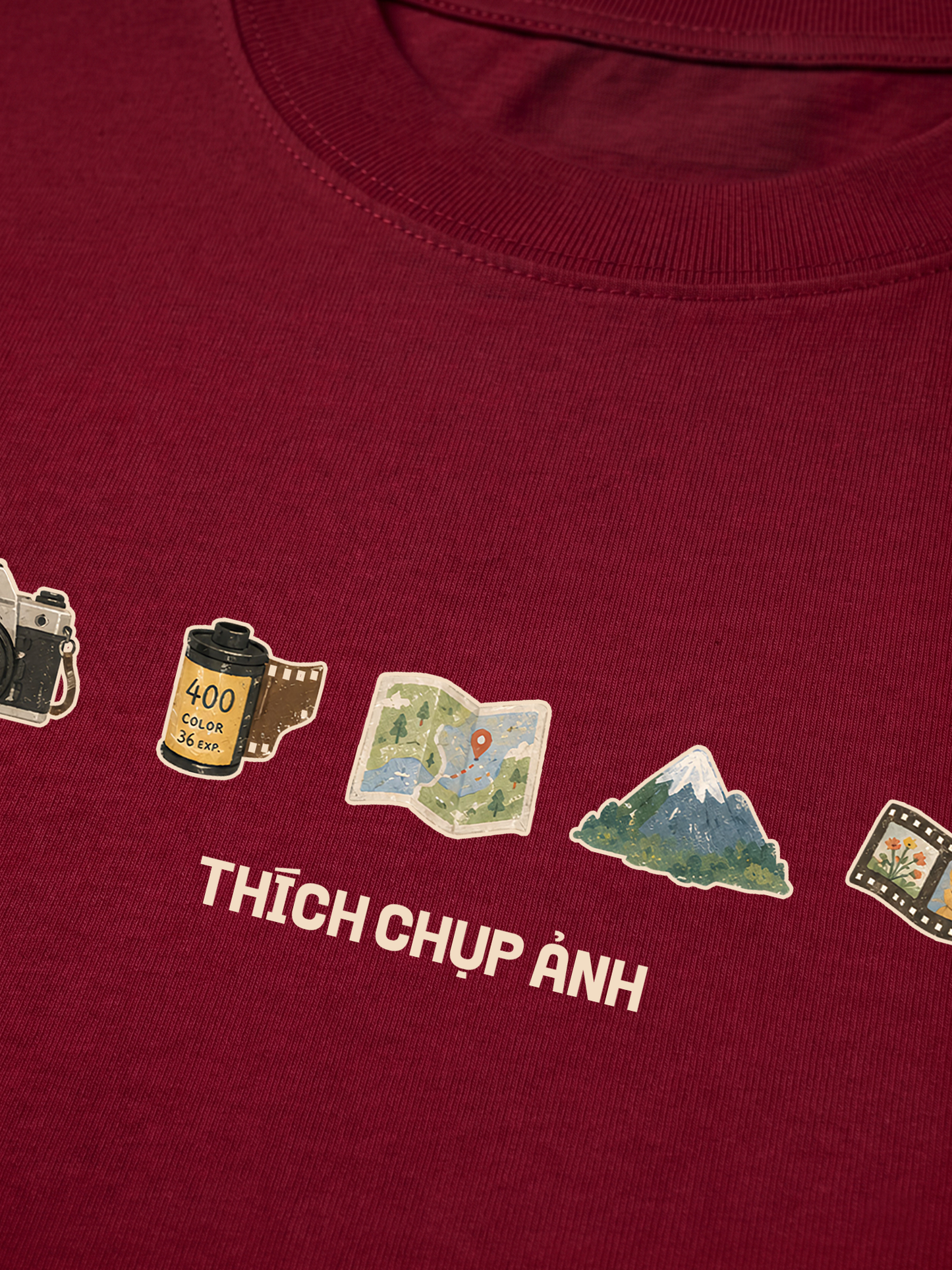 Áo Thun Relaxed Fit Thích Chụp Ảnh