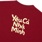 Áo Thun Relaxed Fit Yêu Bố Yêu Mẹ Yêu Cả Nhà Mình