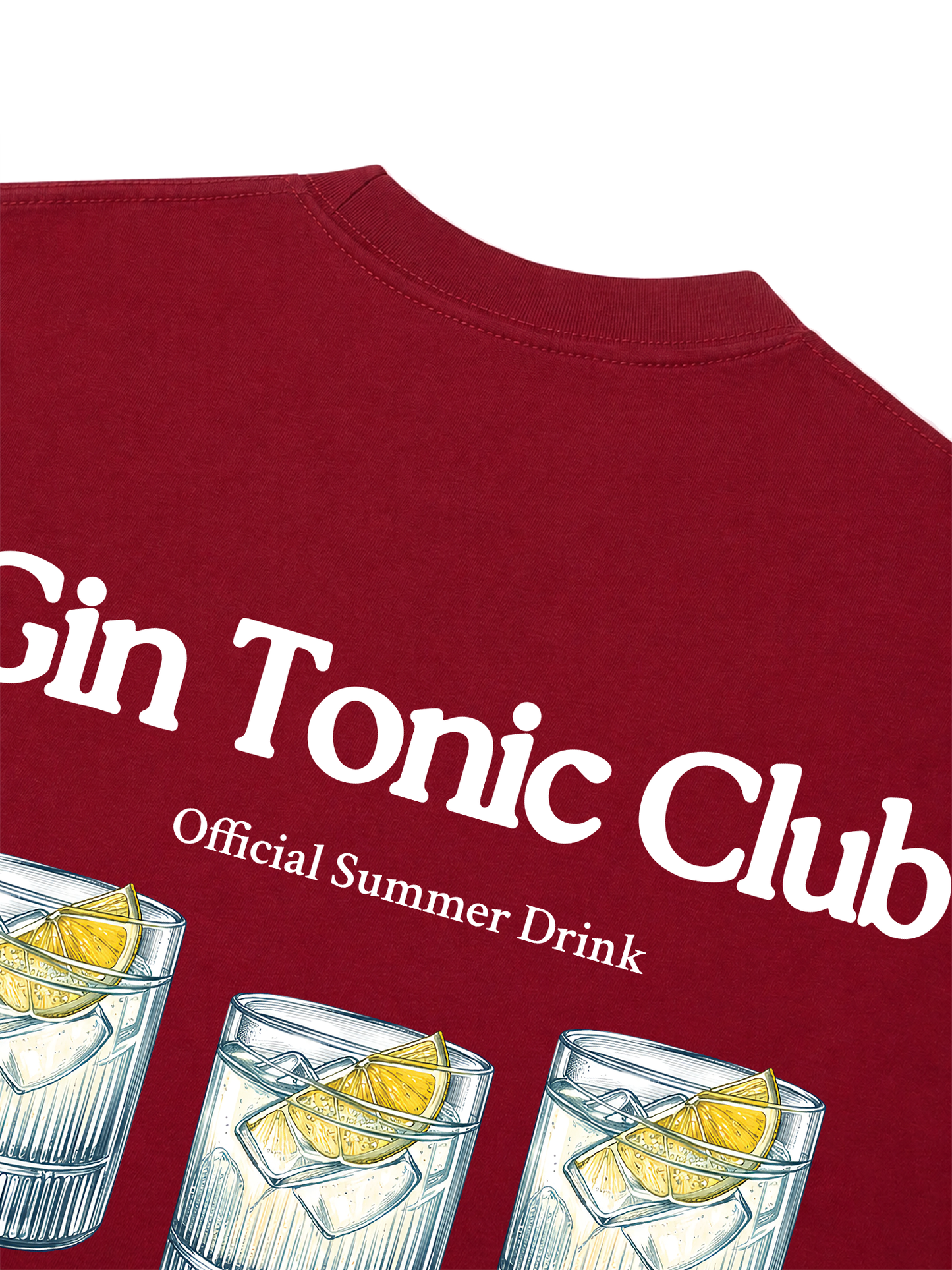 Áo Thun Relaxed Fit Gin Tonic Club