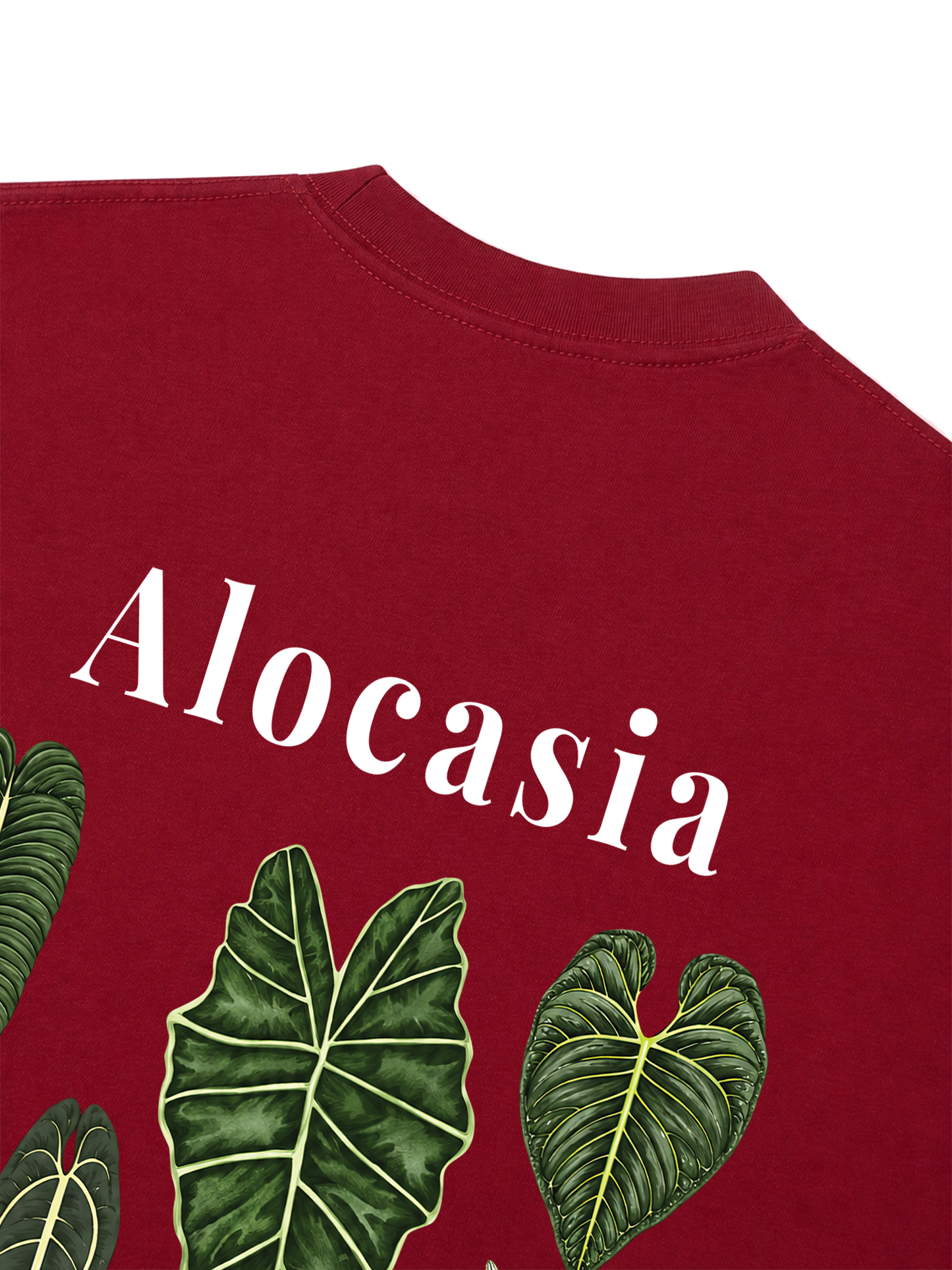 Áo Thun Relaxed Fit Tropical Alocasia Quote