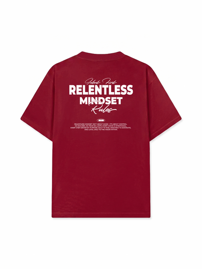 Áo Thun Relaxed Fit Success Story Intent First Relentless Mindset Rules