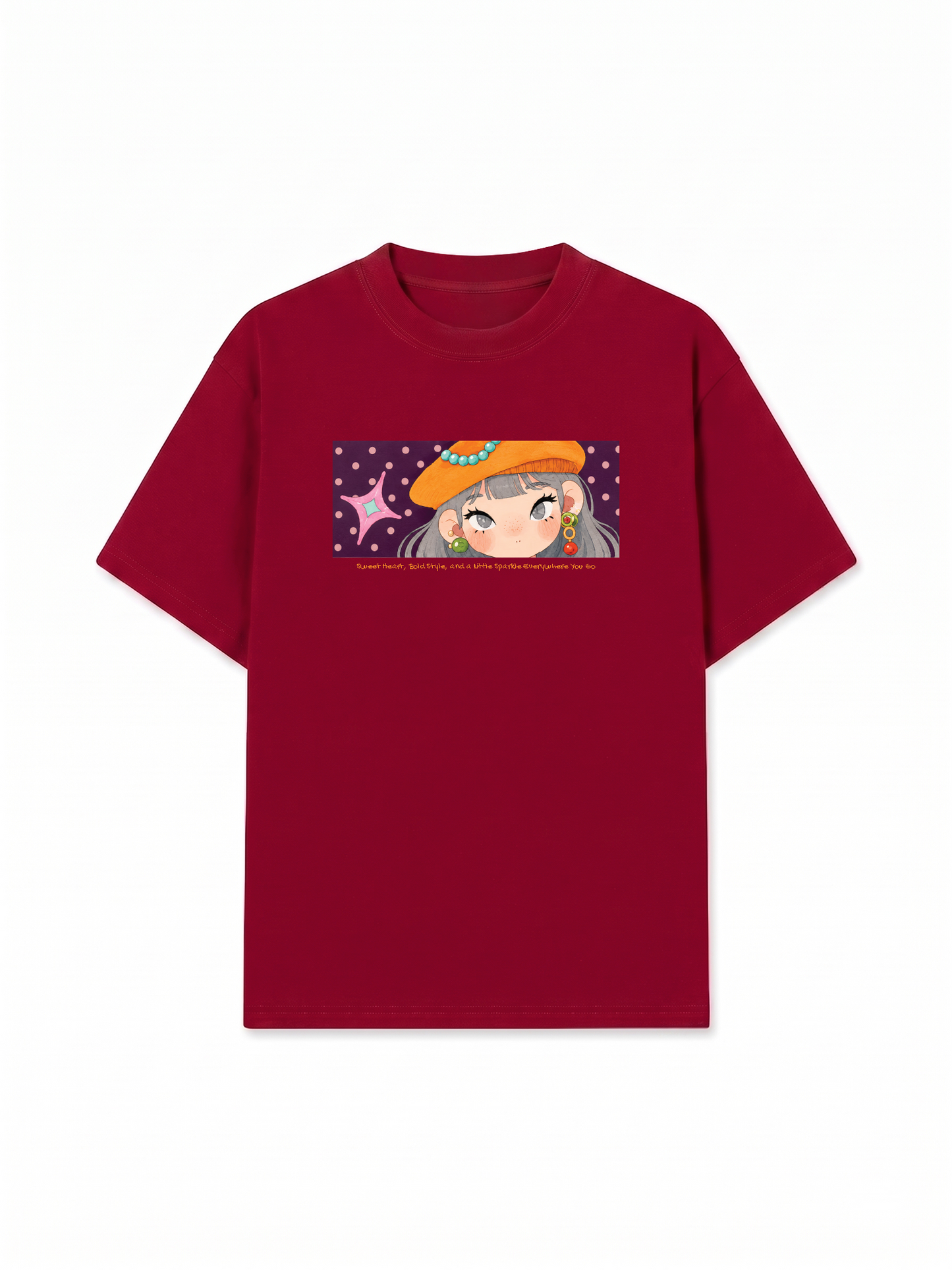 Áo Thun Relaxed Fit Orange Daydream Girl
