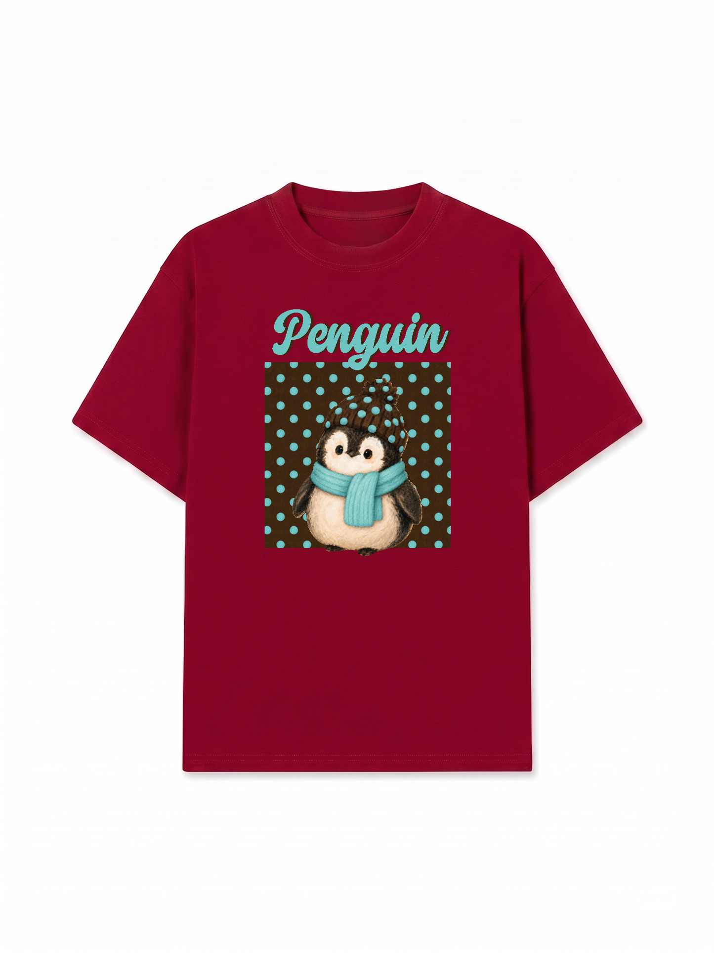 Áo Thun Relaxed Fit Animal Mood Cozy Penguin