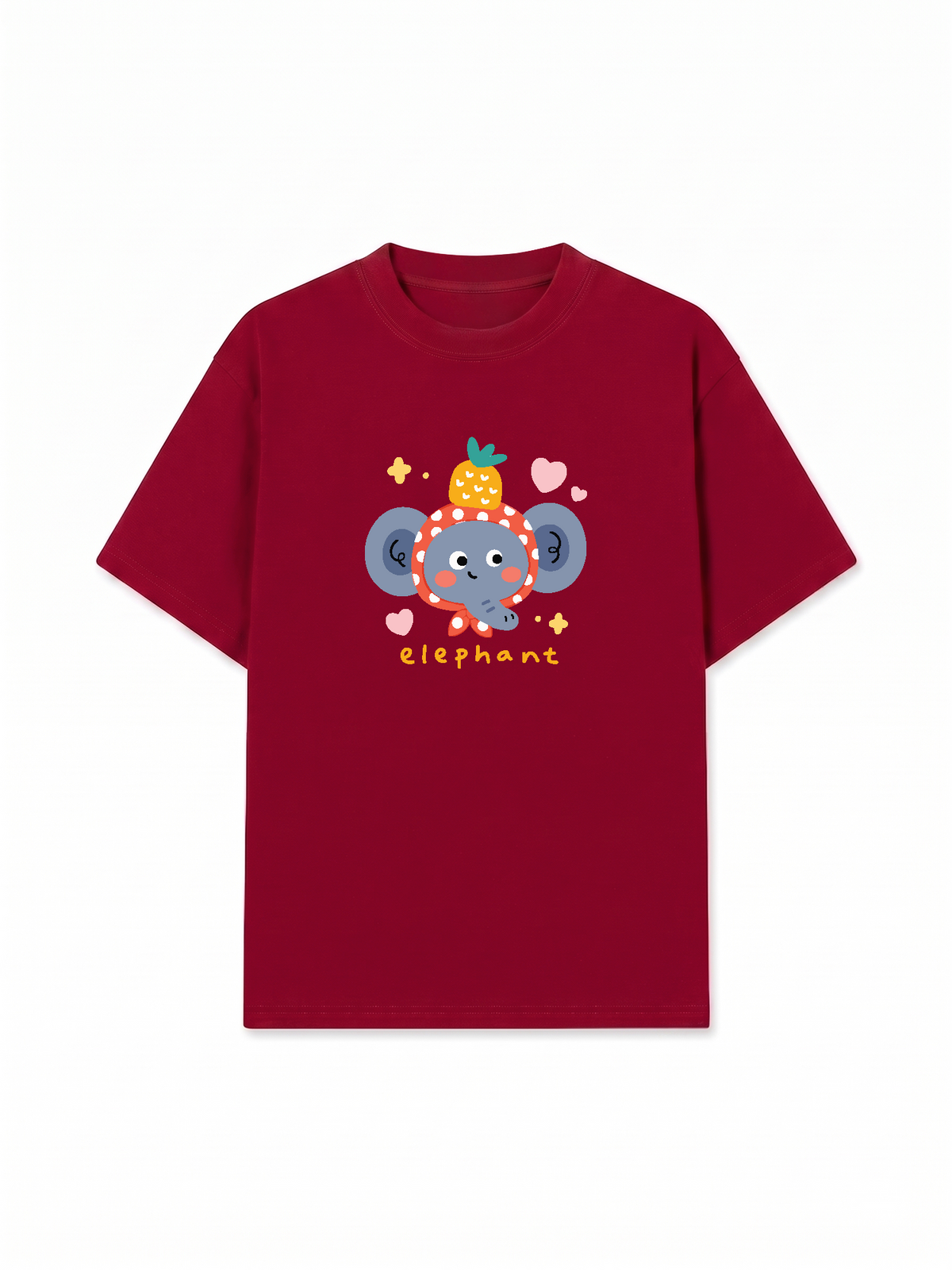 Áo Thun Relaxed Fit Pineapple Cutie Elephant