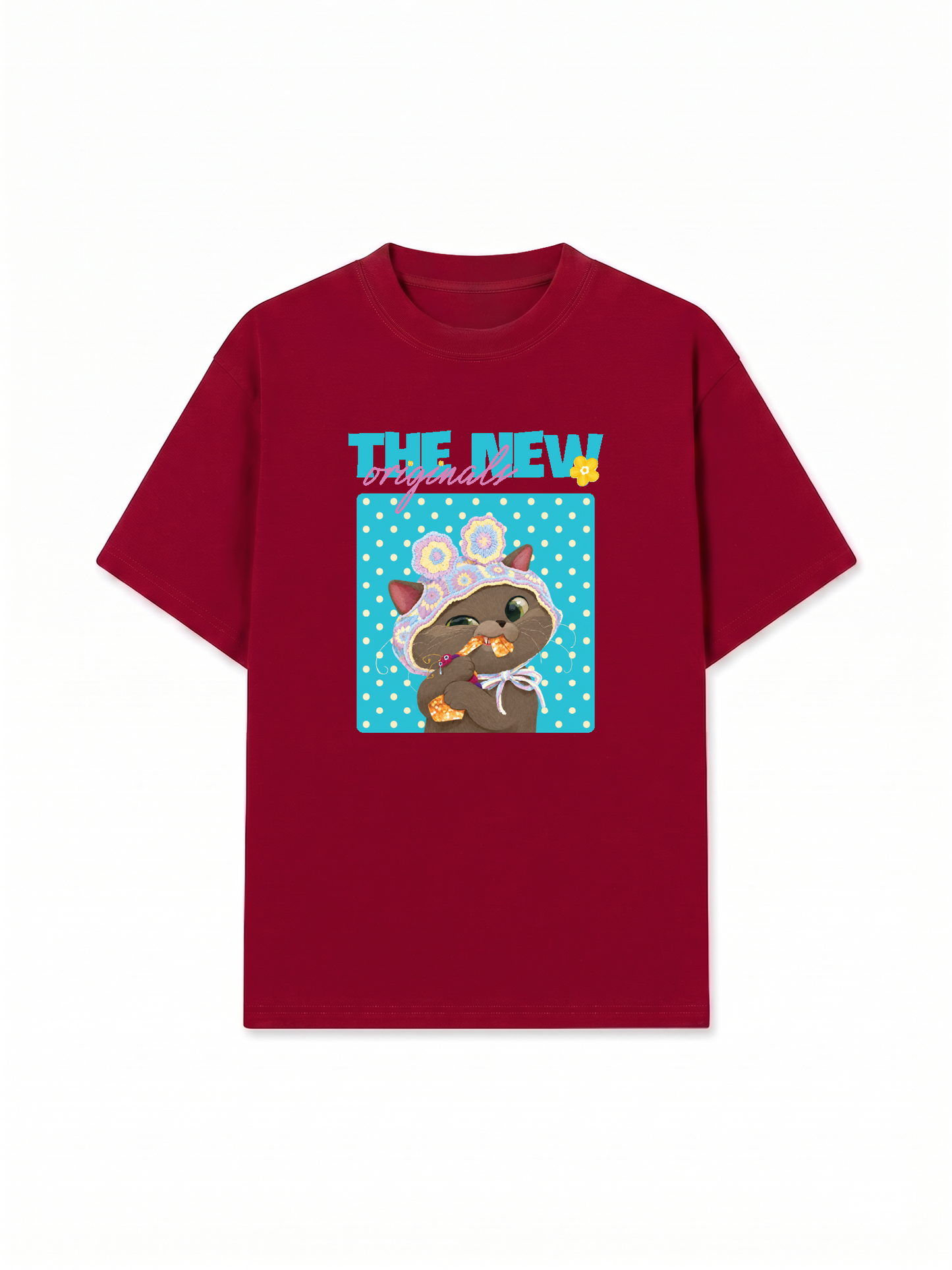 Áo Thun Relaxed Fit Little Mischief Meow