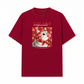 Áo Thun Relaxed Fit Red Daisy Daydream Meow