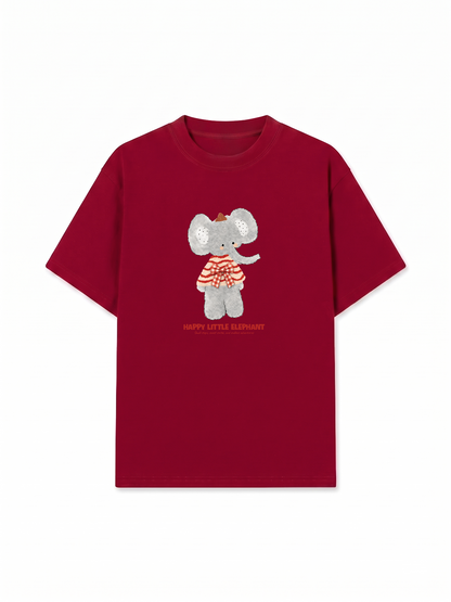 Áo Thun Relaxed Fit The Little Bow Elephant