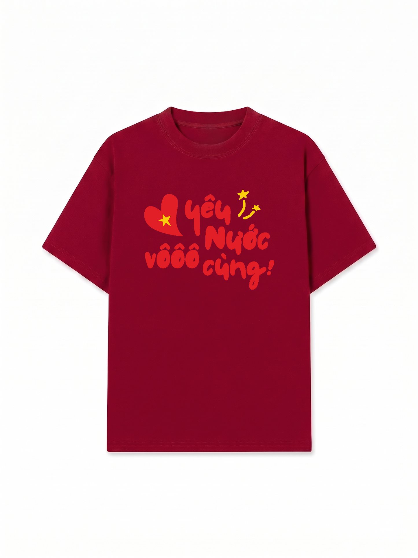 Áo Thun Relaxed Fit Yêu Nước Vô Cùng