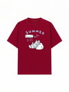 Áo Thun Relaxed Fit Animal Moods Lazy Cat