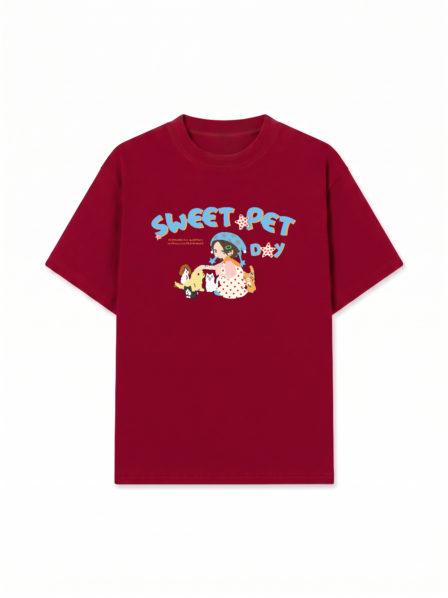 Áo Thun Relaxed Fit Sweet Pet Day