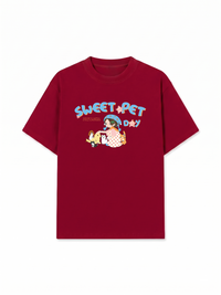 Áo Thun Relaxed Fit Sweet Pet Day