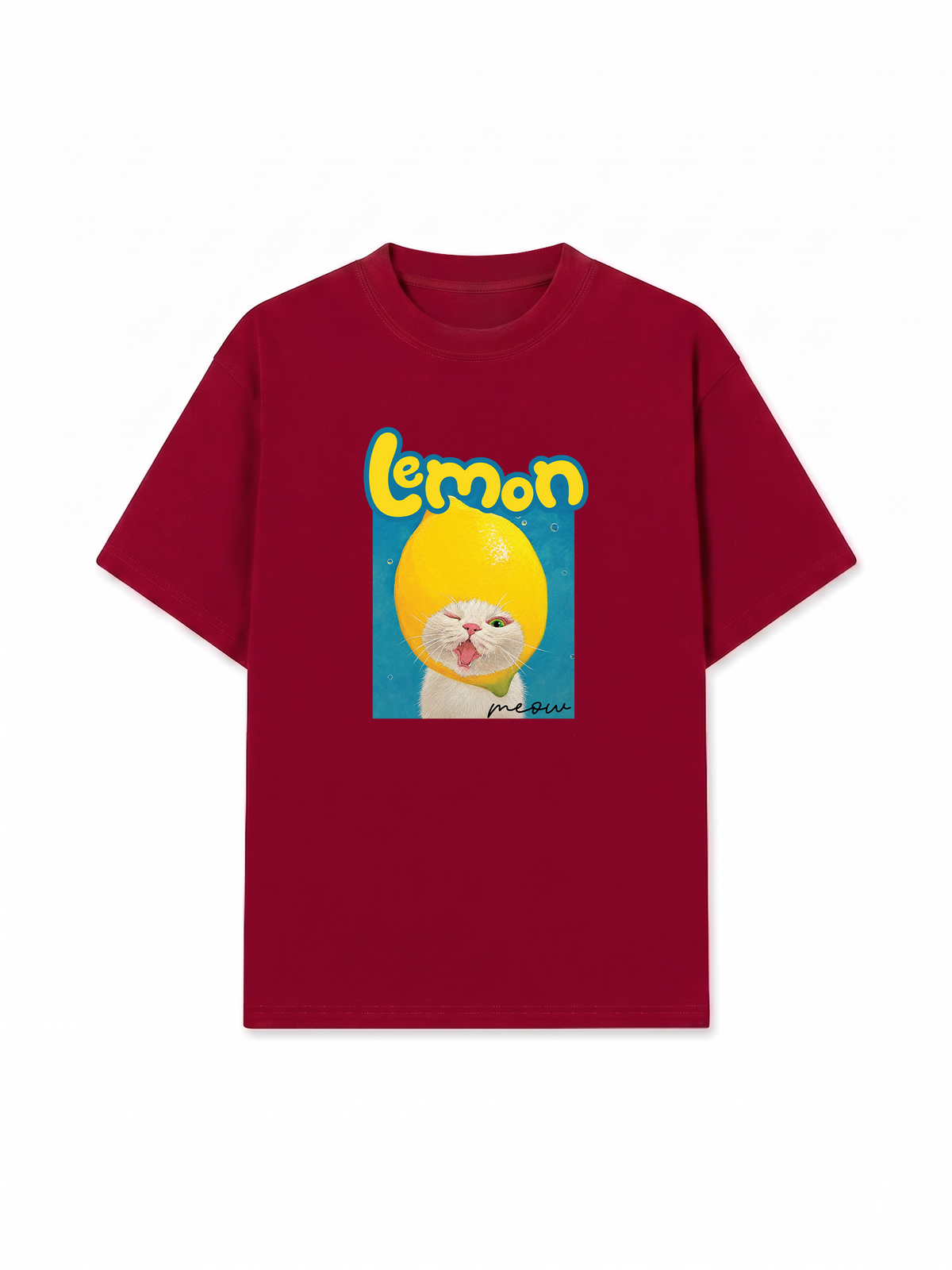 Áo Thun Relaxed Fit Lemon Meow
