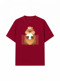 Áo Thun Relaxed Fit Animal Mood Bubble Beaver