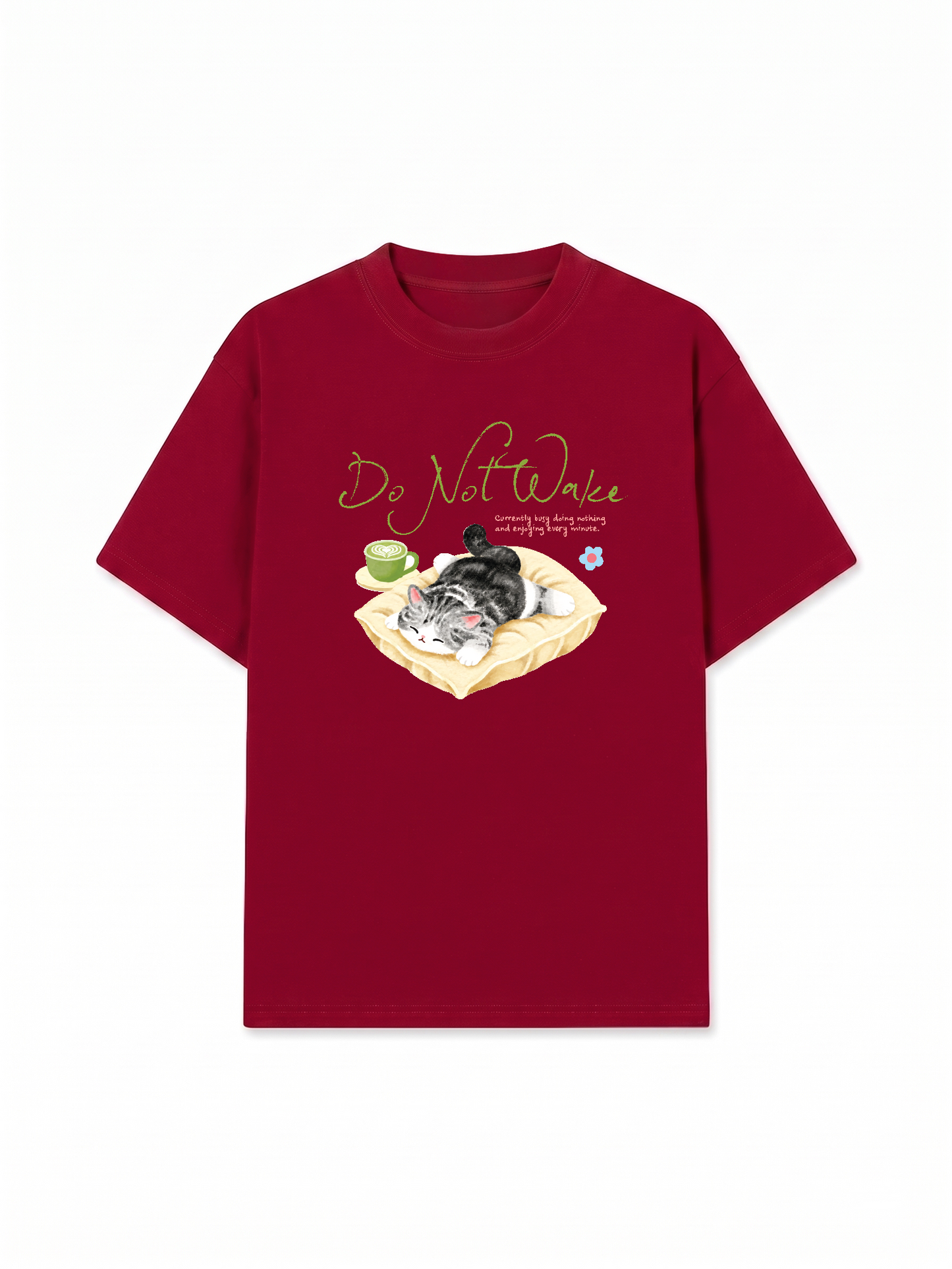 Áo Thun Relaxed Fit Do Not Wake Meow