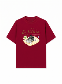 Áo Thun Relaxed Fit Do Not Wake Meow