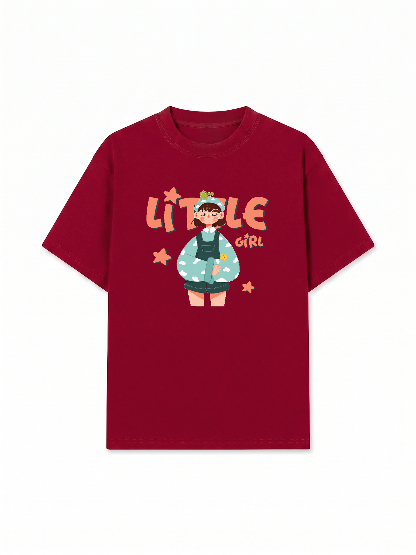 Áo Thun Relaxed Fit Little Cloud Girl