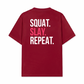 Áo Thun Relaxed Fit Squat Slay Repeat