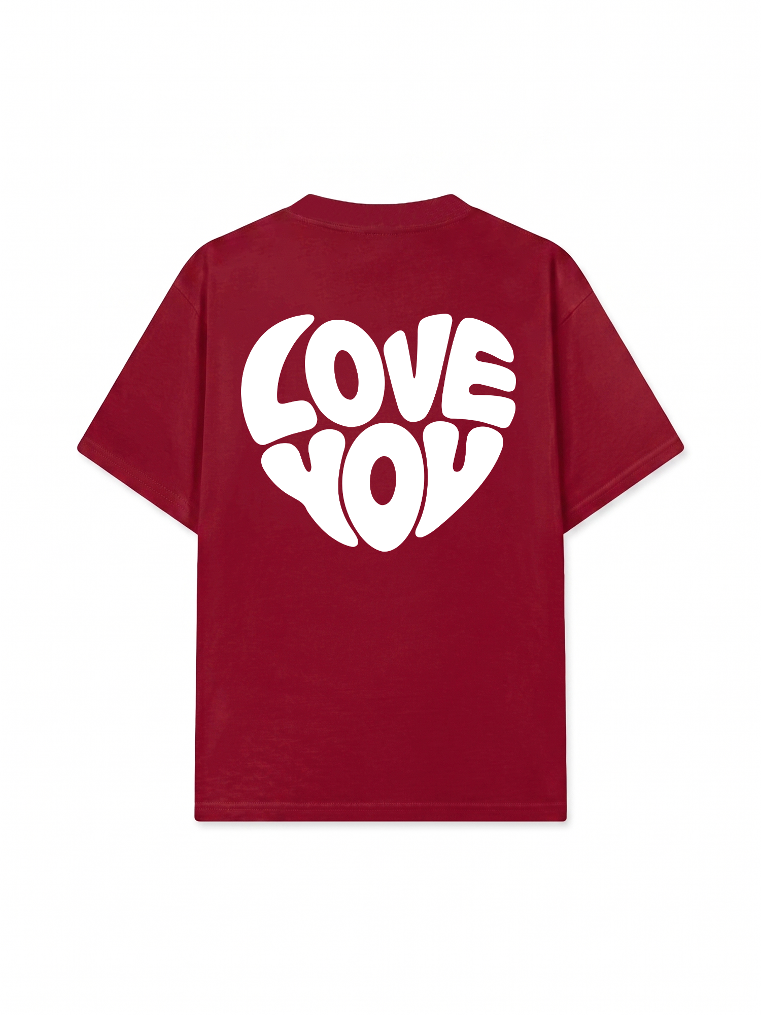 Áo Thun Relaxed Fit Love You Typography
