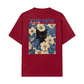Áo Thun Relaxed Fit Blue Flower Cat
