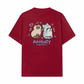 Áo Thun Relaxed Fit Angry Luv Cat Couple