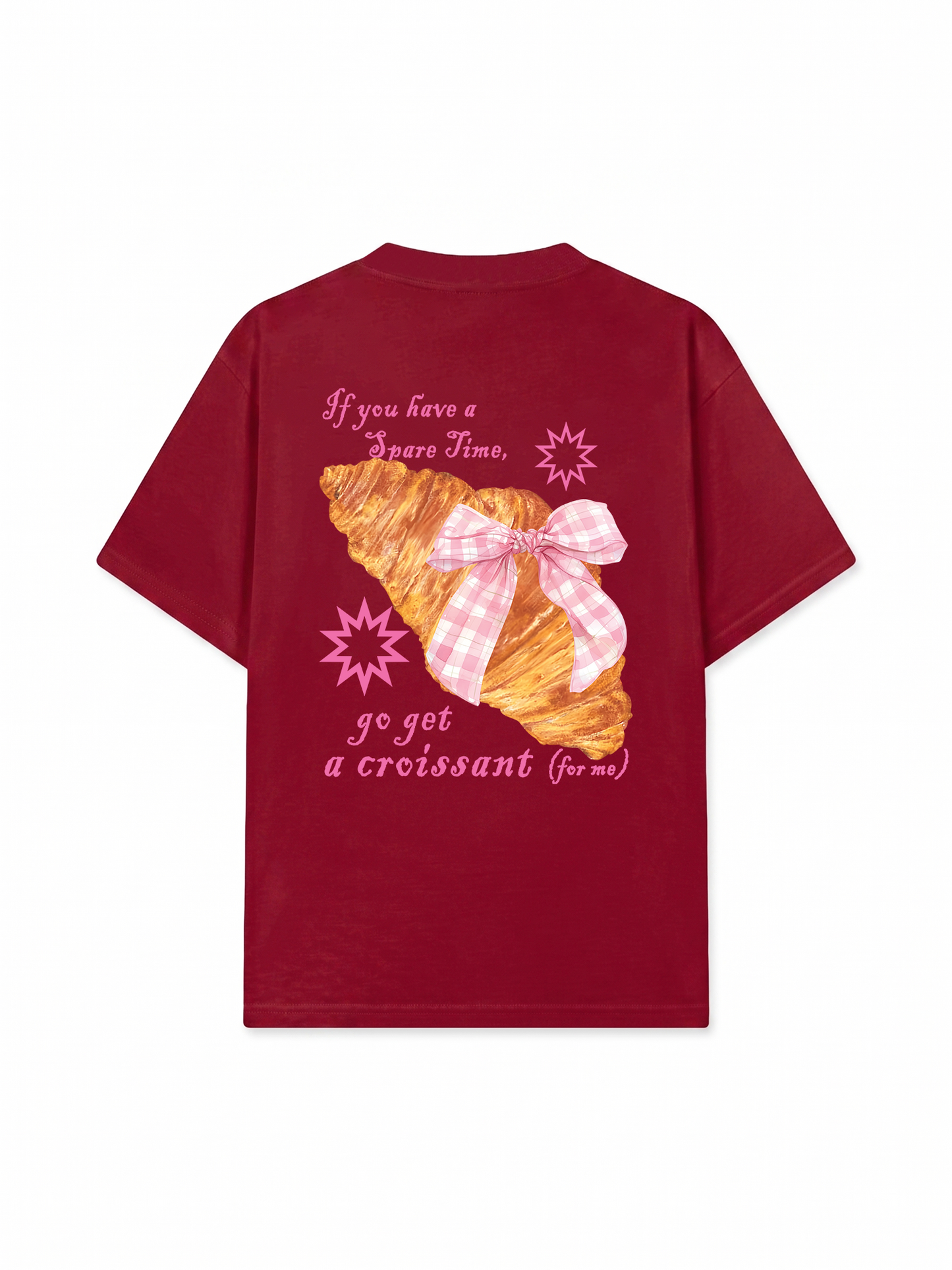 Áo Thun Relaxed Fit Go Get A Croissant
