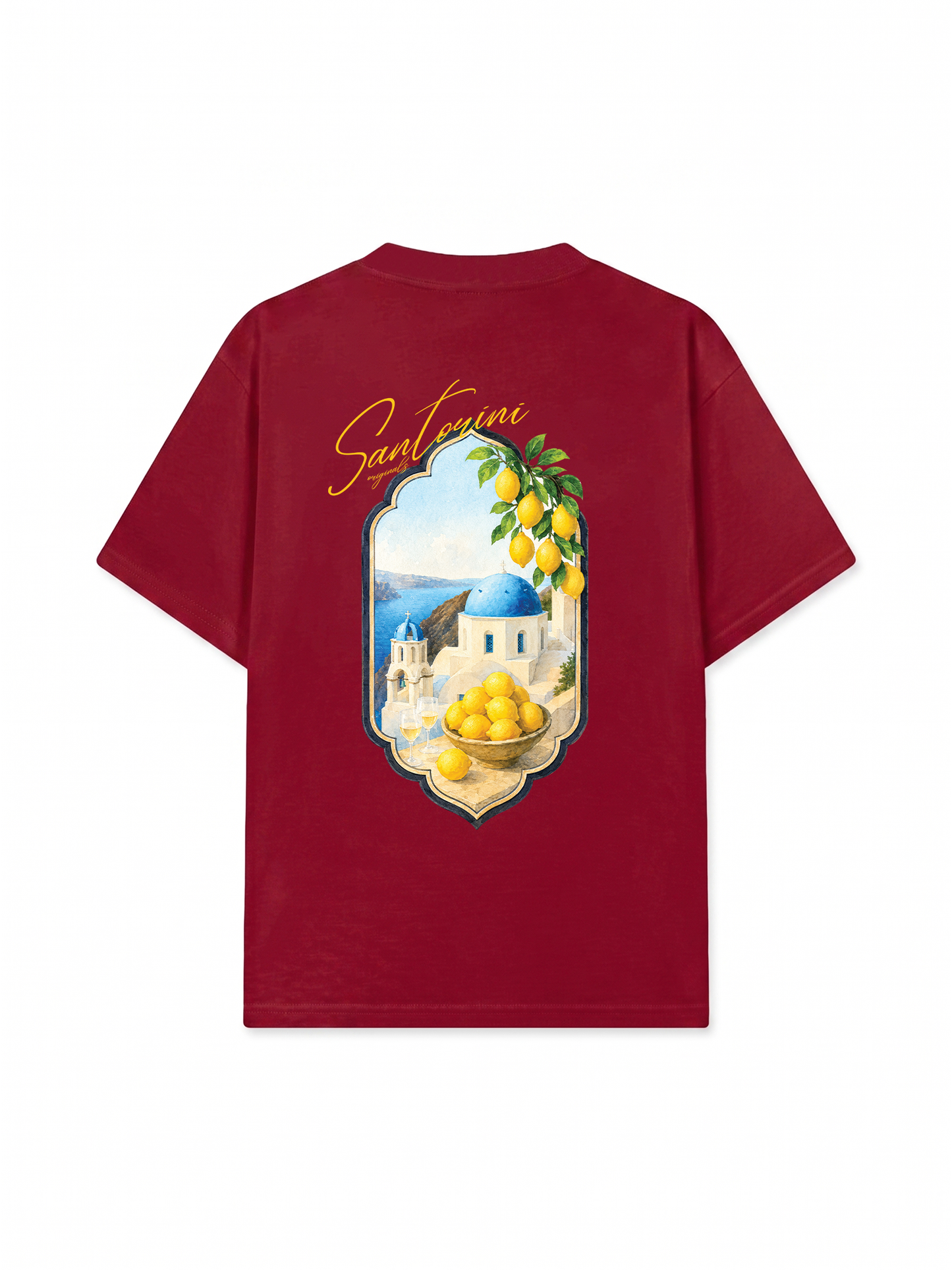 Áo Thun Relaxed Fit Santorini Lemon