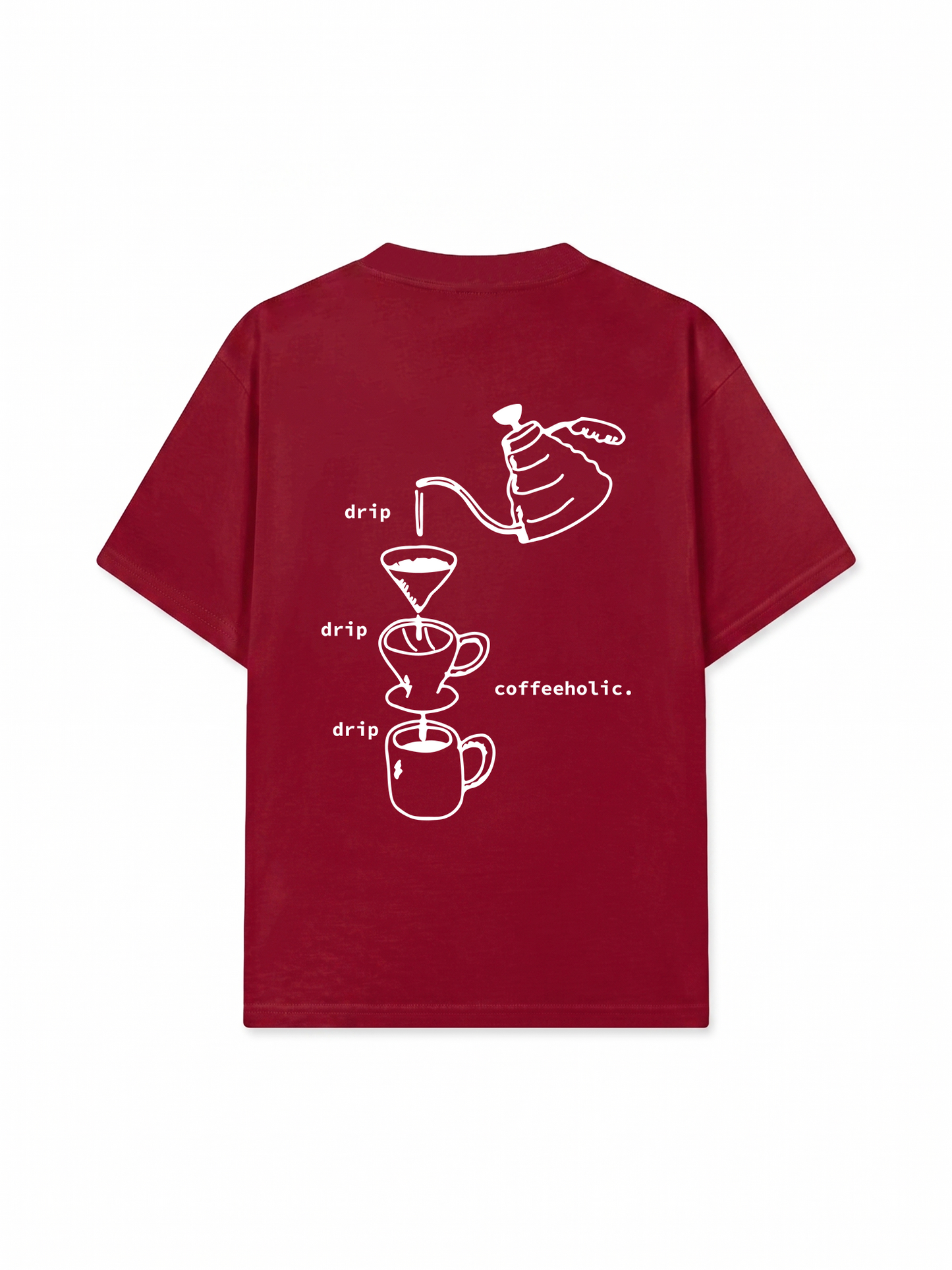 Áo Thun Relaxed Fit Coffeeholic