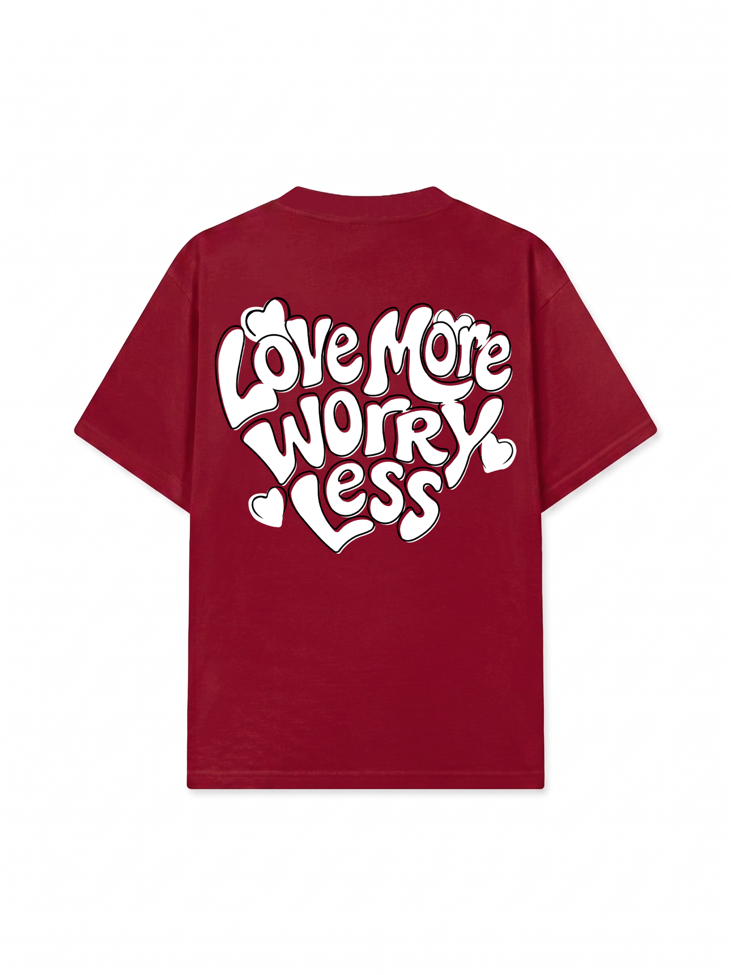 Áo Thun Relaxed Fit Love More Worry Less
