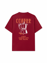 Áo Thun Relaxed Fit Coffee Makes Ordinary Day Feel Special