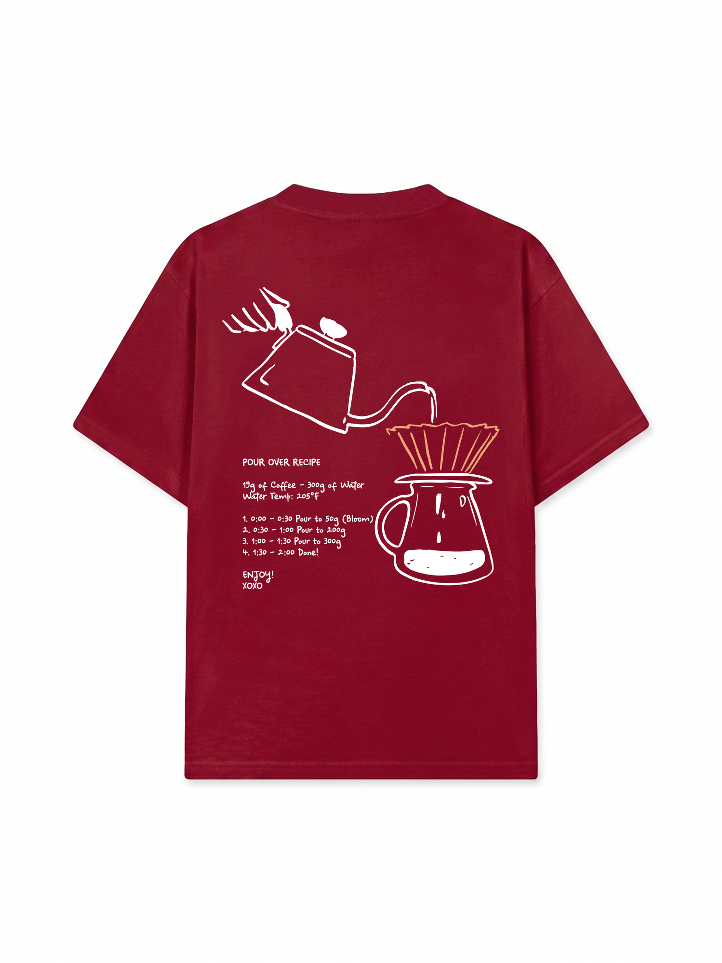 Áo Thun Relaxed Fit Pour Over Recipe