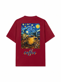 Áo Thun Relaxed Fit Coffee Vangogh